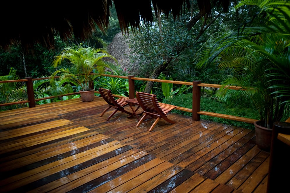 Mountain Pine Ridge Reserve, Deck with Chairs